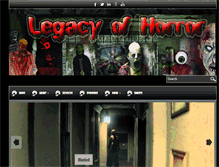 Tablet Screenshot of legacyofhorror.org